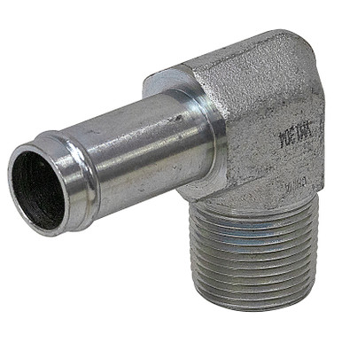 1" Hosebarb x 1" NPT Male 90 Degree Elbow 4501-16-16 Adapter