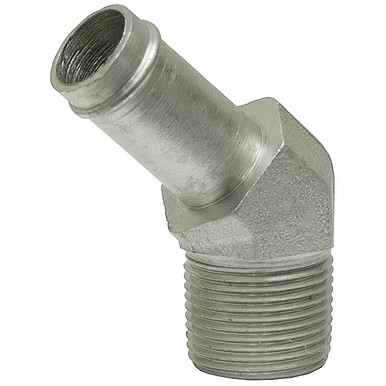 3/8" Hosebarb x 3/8" NPT Male 45 Degree Elbow 4503-06-06 Adapter