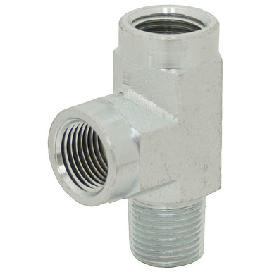 1/4" NPT Male x 1/4" NPT Female x 1/4" NPT Female Tee 5602-04-04-04 Adapter