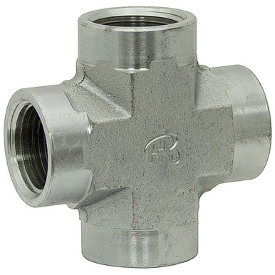 3/8" NPT Female x 3/8" NPT Female x 3/8" NPT Female x 3/8" NPT Female Cross 5652-06-06-06-06 Adapter