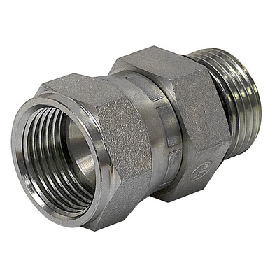 SAE 10 Male x JIC 10 Female Swivel Straight 6402-10-10 Adapter