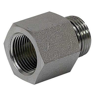 SAE 6 Male x 3/8" NPT Female Straight 6405-06-06 Adapter