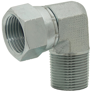 JIC 12 Female Swivel x 3/4" NPT Male 90 Degree Elbow 6501-12-12 Adapter