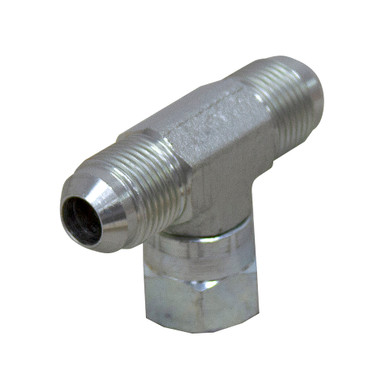 JIC 8 Male x JIC 8 Male x JIC 8Female Tee 6600-08-08-08 Adapter