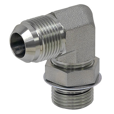 JIC 12 Male x SAE 16 Male 90 Degree Elbow 6801-12-16 Adapter