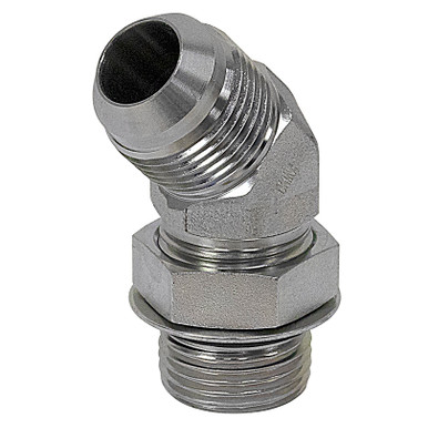 JIC 8 Male x SAE 8 Male 45 Degree Elbow 6802-08-08 Adapter