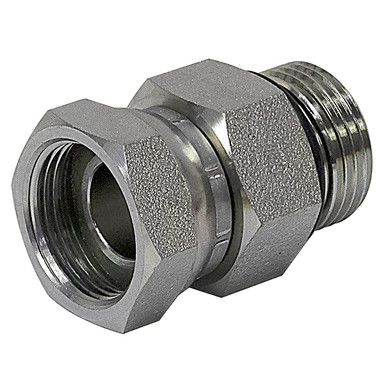 SAE 8 Male x 3/8" NPT Female Swivel Straight 6900-08-06 Adapter