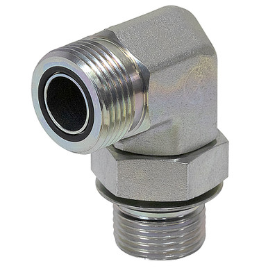 ORFS 10 Male x SAE 10 Male 90 Degree Elbow FF6801-10-10 Adapter