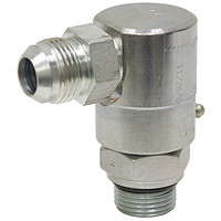 JIC 12M x SAE 12M Live Swivel 90 Elbow Super Swivels 9SS12MO12XMJ12ZV