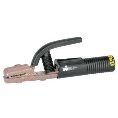Best Welds Electrode Holder-High Tong Type, 200 A, Brass, For #3 Cable, 4 mm Cap, 8.46", 1 EA, #A532