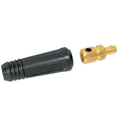 Best Welds Dinse Style Cable Plug and Socket, Male, Ball Point Connection, 1/0 Cap, 2/PK, #SK50