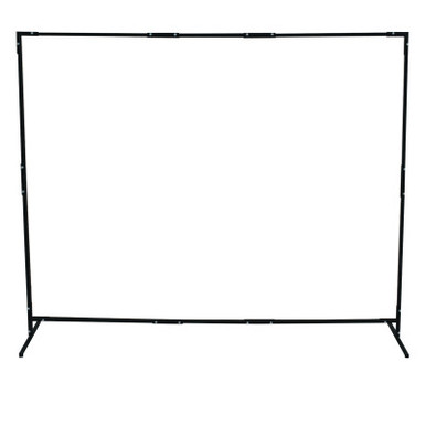 Best Welds Curtain Frame, 6 ft X 6 ft Expandable to 6 ft X 8 ft, Steel, Black, 1 EA, #CURTAINFRAME