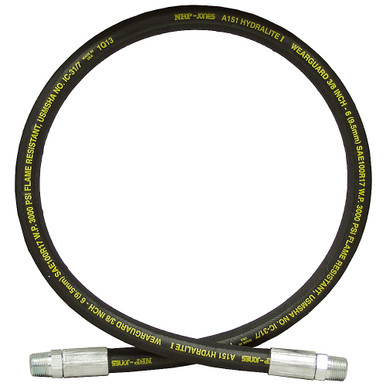 3/8" x 84" 3/8 NPTM x 3/8 NPTM SAE 100R17 Hydraulic Hose Assembly 3000 PSI NRP Jones
