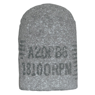B-Line Plug, 1-1/2 in dia, 3 in Thick, 3/8 in-24 Arbor, 24 Grit, Alum Oxide, T18R, 50/CA, #90975