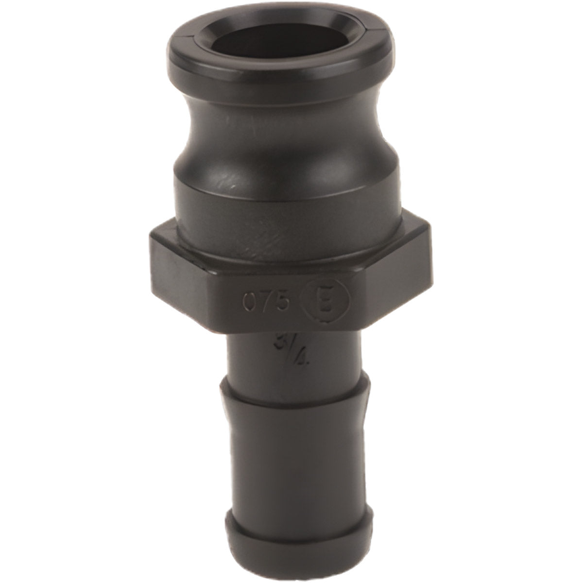 3/4" E SERIES CAM LOCK COUPLER - 3/4" MALE ADAPTER X 3/4" HOSE SHANK