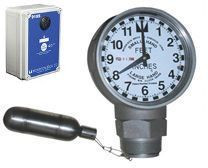 Morrison Bros. 918 Series 2 in. Female NPT Clock Gauge & Alarm w/ Drop Tube Float - Feet & Inches