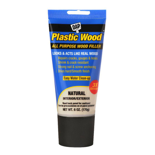 Dap Plastic Wood Latex Wood Filler, Natural