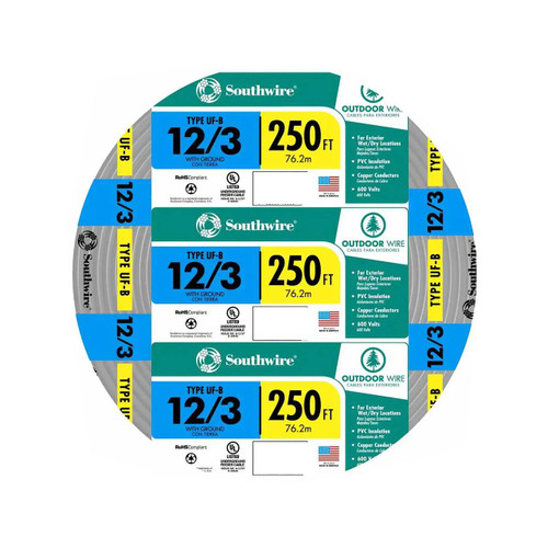 Southwire Romex Cable, 12/3
