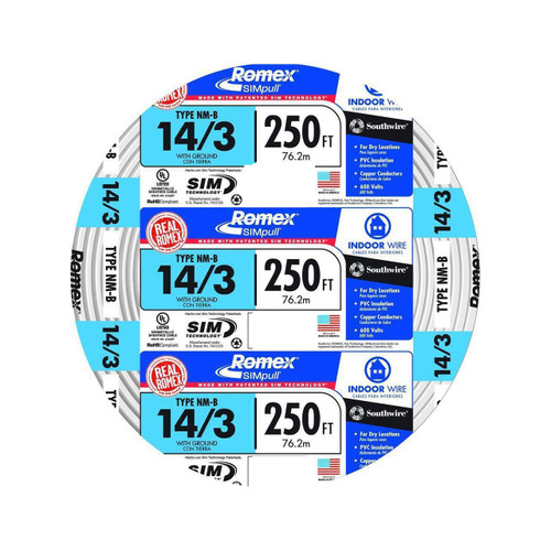 Southwire Romex Cable, 14/3
