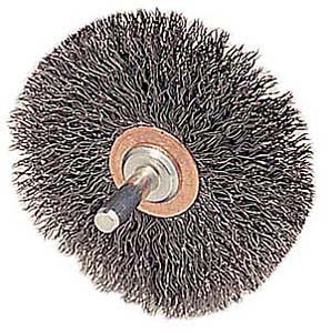 Weiler Wire Wheel Brush, 3", .014-Med.