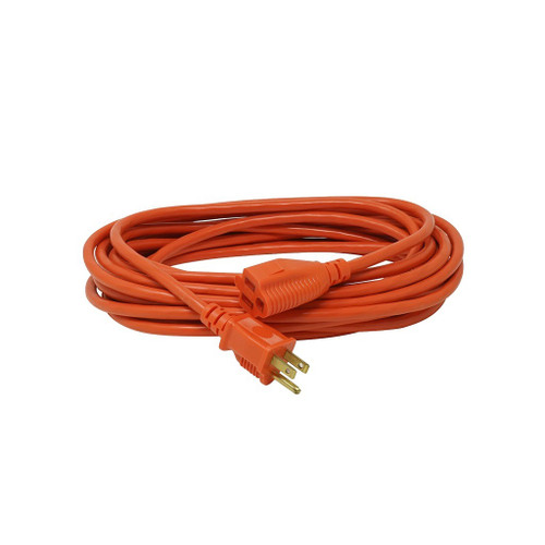 Woods Orange Outdoor Round Vinyl Extension Cords Single End, 14/3, 50'