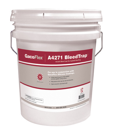 GacoFlex A4271 BleedTrap Acrylic Base, 5 Gal, #GCA42715