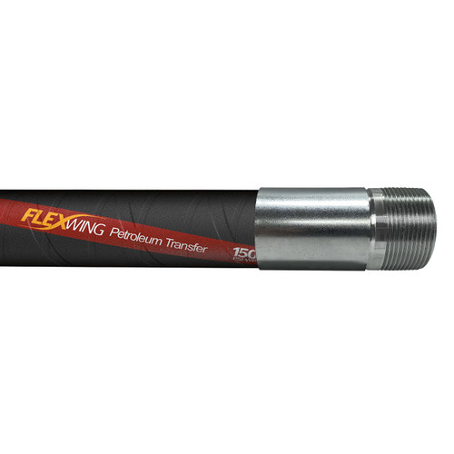Continental ContiTech Flexwing 150 PSI Petroleum Whip Hose Assembliess w/ Male NPT Ends