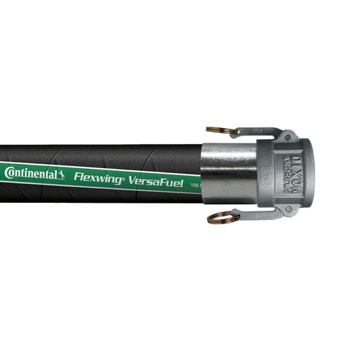 Continental ContiTech Flexwing Versafuel 4 in. 150 PSI Fuel Transfer Hose Assemblies w/ Part C Female Couplers