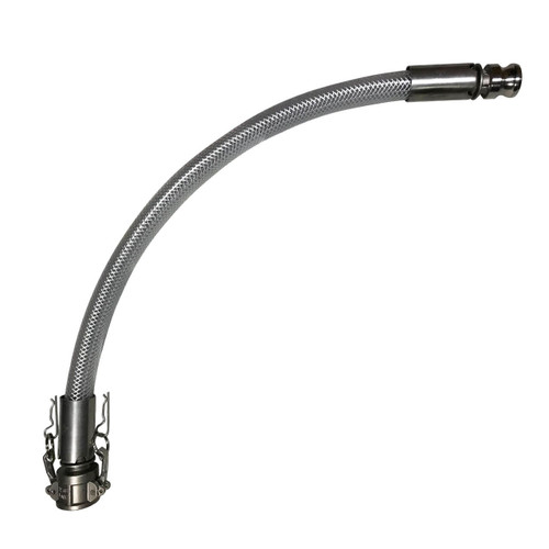 Kuriyama Clearbraid K3130 BF Heavy Wall PVC Hose Stainless C x E Ends
