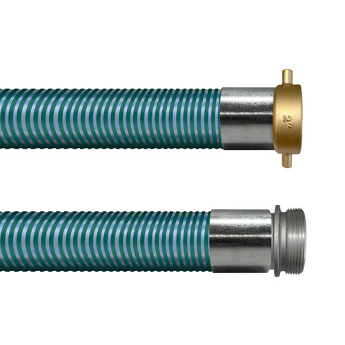 Kuriyama Tigerflex K Series 4 in. PVC Suction Hose w/ Pin Lug Couplings