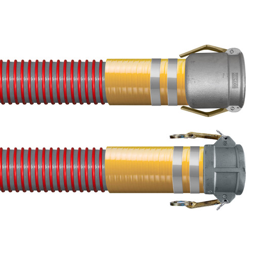 Kuriyama Tigervapor 3 in. x 4 in. Heavy Duty Vapor Recovery Hose Assemblies w/ Part C Female Coupler x CPP Ends