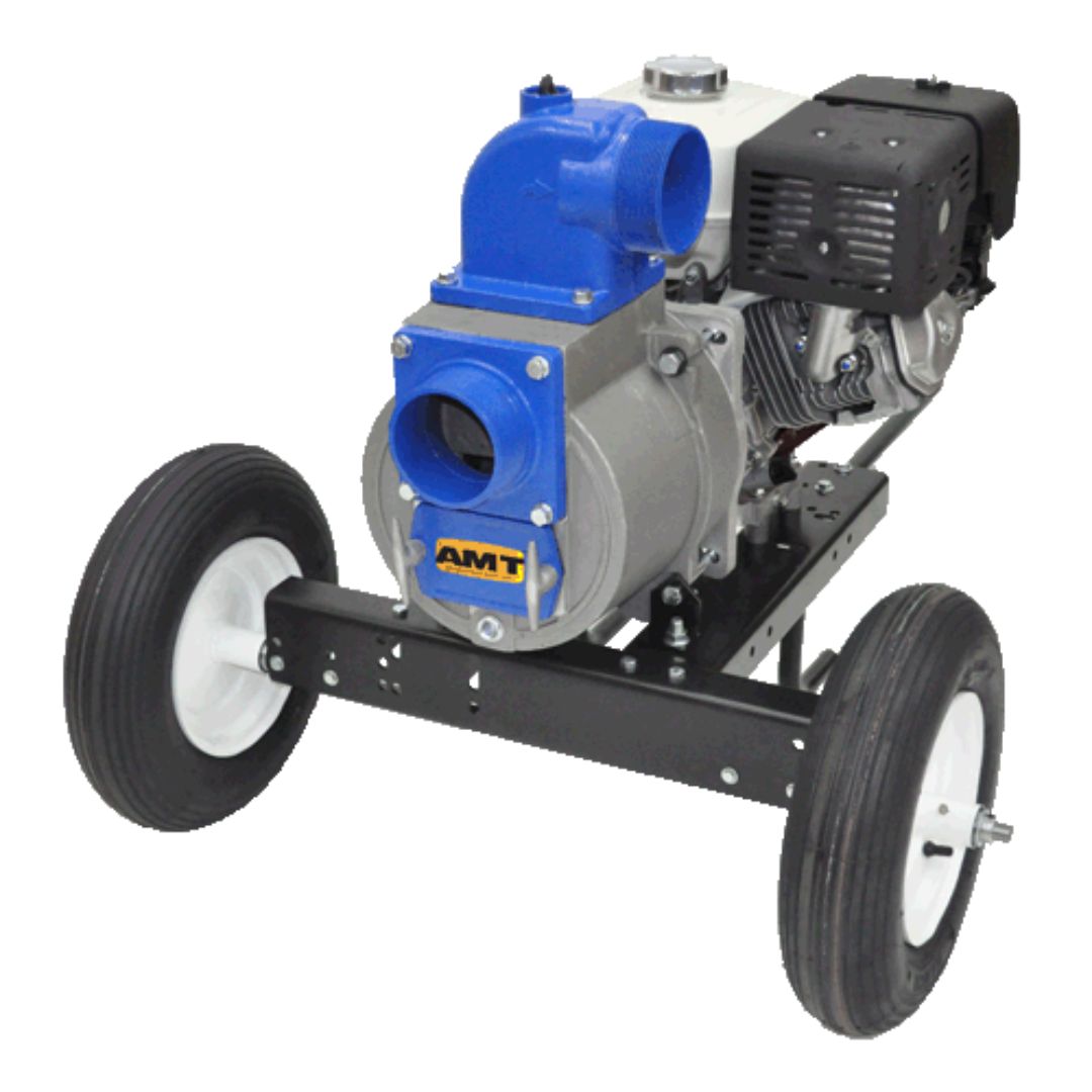 AMT 3994-96 4 Inch Trash Pump, 13 HP, Honda OHV GX390 Motor, Incl. Wheel Kit