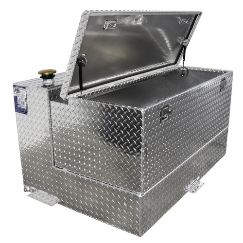 95 Gallon Aluminum Fuel Transfer Tank w/ Toolbox