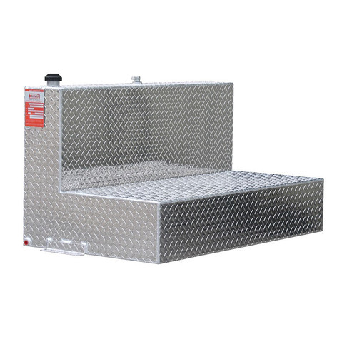 80 Gallon Aluminum L-shape Auxiliary Tank - Diesel