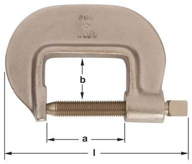 Clamp 6-1/2x3-1/2" Opening - Non-Sparking, Non-Magnetic C-30-8