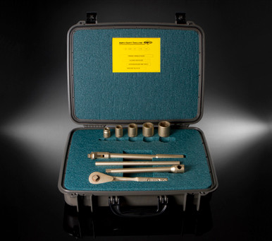 Socket, Set 1/2"D 9 Pc SAE - Non-Sparking, Non-Magnetic W-290