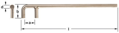 Valve, Wheel Hook 23-5/8" OAL - Non-Sparking, Non-Magnetic WV-40
