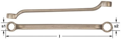 Wrench, Double Box 3/8x7/16" - Non-Sparking, Non-Magnetic W-3110