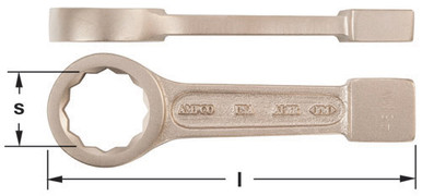 Wrench, Strike 12pt Box 26mm - Non-Sparking, Non-Magnetic WS-26
