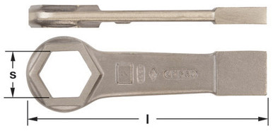 Wrench, Strike 6pt Box 1-1/2" - Non-Sparking, Non-Magnetic WS-1809A