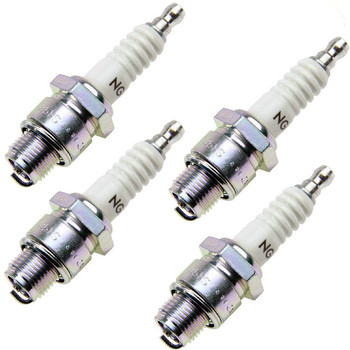 NGK 4 Pack of Genuine OEM Standard Spark Plugs - B8HS-10-4PK