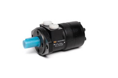 BM1 Hydraulic Motor: 24.41 CID, 1” Straight Woodruff Key Shaft, 2-Bolt Flange, 1015 PSI, Parallel SAE 10 Ports