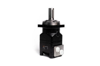 BMT Hydraulic Motor: 48.81 CID, 1 1/2” Straight Parallel Key Shaft, 1015 PSI, Staggered SAE 12 Ports