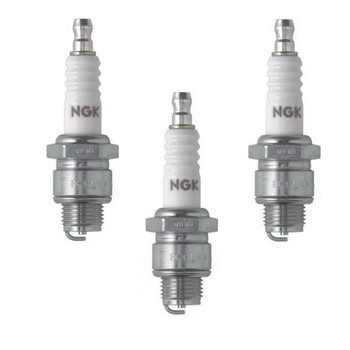 NGK 3 Pack of Genuine OEM Replacement Spark Plugs - BPMR8Y-3PK