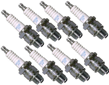 NGK 8 Pack of Genuine OEM Standard Spark Plugs - BR7HS-8PK