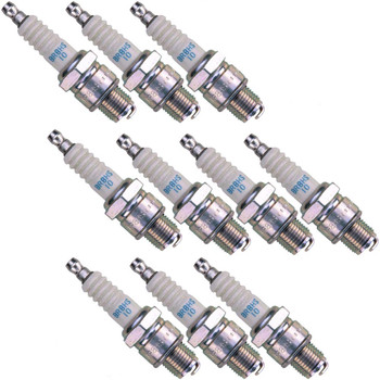 NGK 10 Pack of Genuine OEM Standard Spark Plugs - BR8HS-10-10PK
