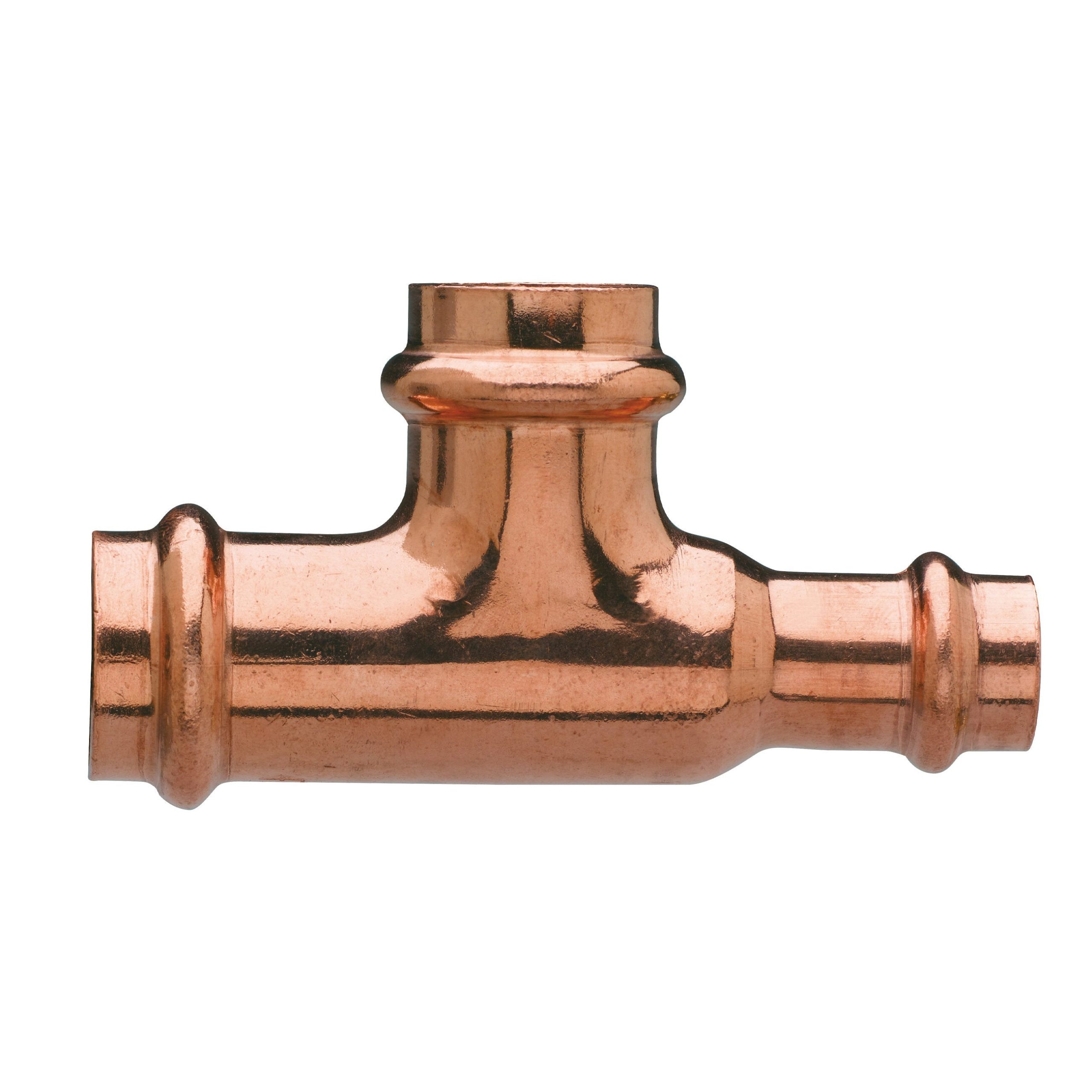 Bonomi 5V3400060406 - 1 Inch x 1/2 Inch x 1 Inch Copper Press Reducing Tee - Pack of 5