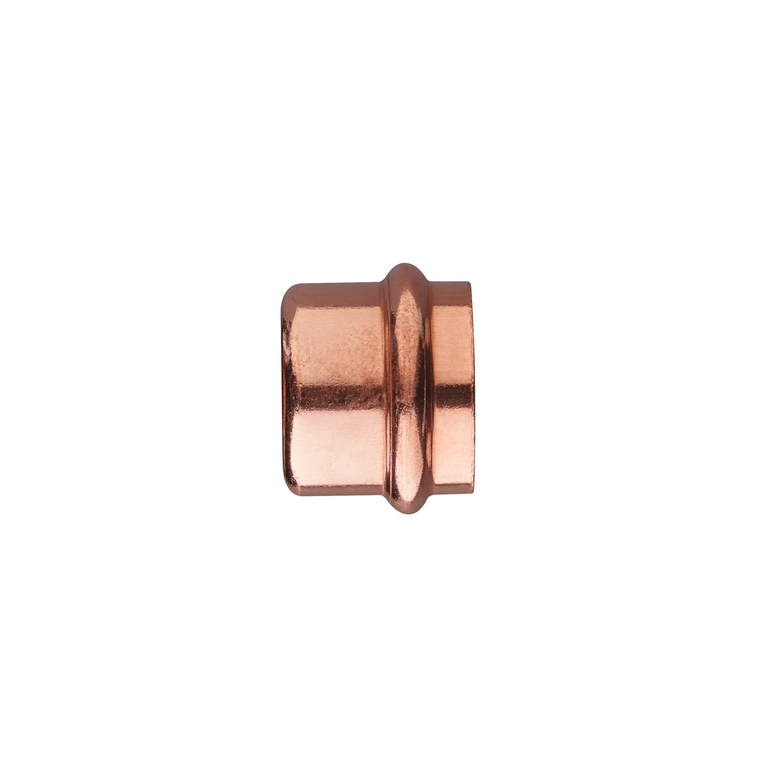 Bonomi 5V530004 - 1/2 Inch Copper Press Cap - Pack of 20