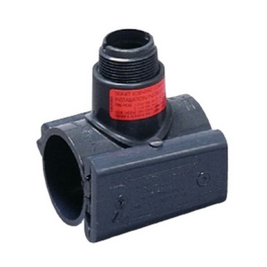 GF Signet PV8S080 PVC Clamp On Saddle Fitting, 8.0'' PVC