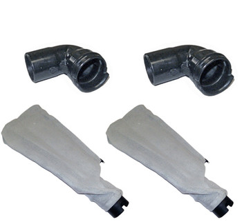 Bosch Miter Saw 2 Pack of Genuine OEM Dust Bag and Elbow Kits # COMBO00191